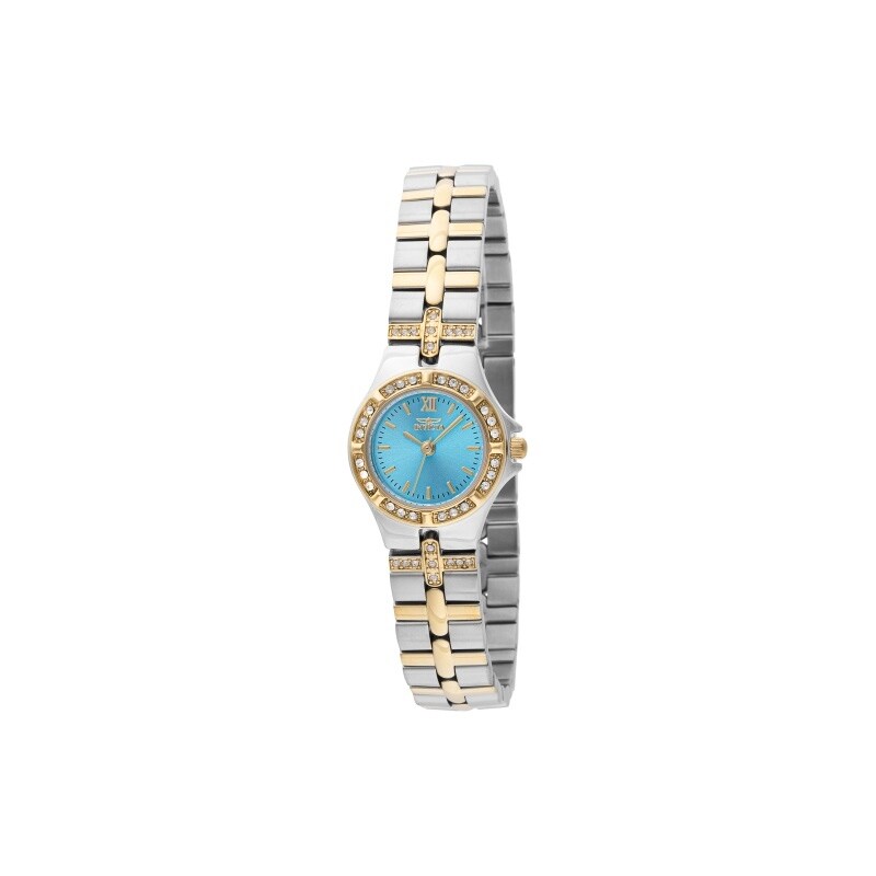 Invicta Womens 45873 Wildflower Quartz 3 Hand Turquoise Dial Watch Blue