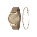 Invicta Womens 47275 Wildflower Quartz 3 Hand Gold Dial Watch