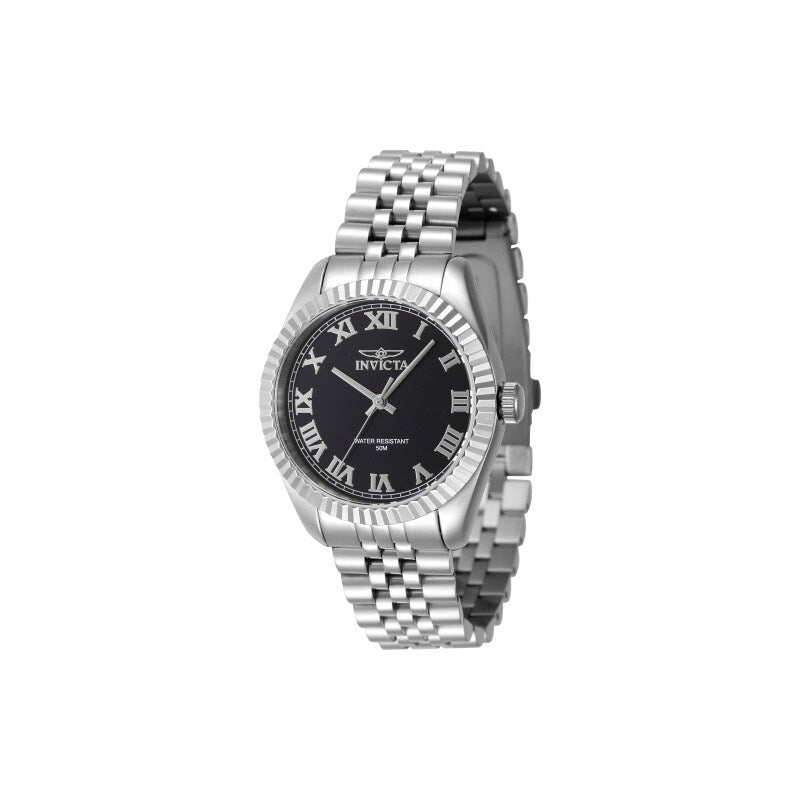 Invicta Womens 47408 Specialty Quartz 3 Hand Black Dial Watch