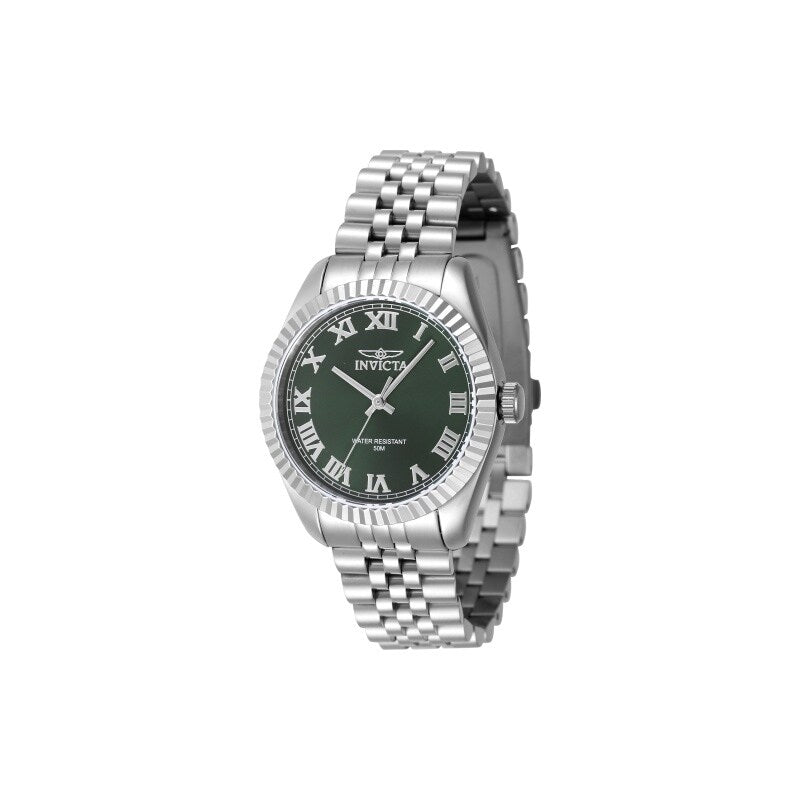 Invicta Womens 47410 Specialty Quartz 3 Hand Green Dial Watch