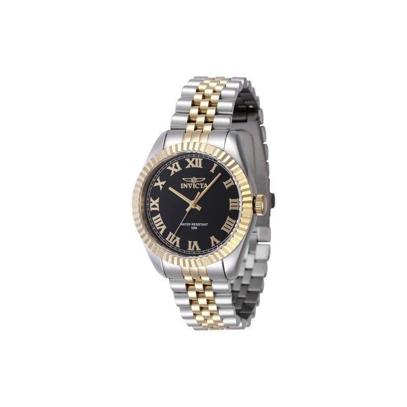 Invicta Womens 47413 Specialty Quartz 3 Hand Black Dial Watch