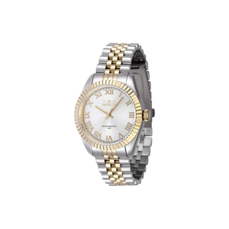 Invicta Womens 47414 Specialty Quartz Chronograph Silver Dial Watch