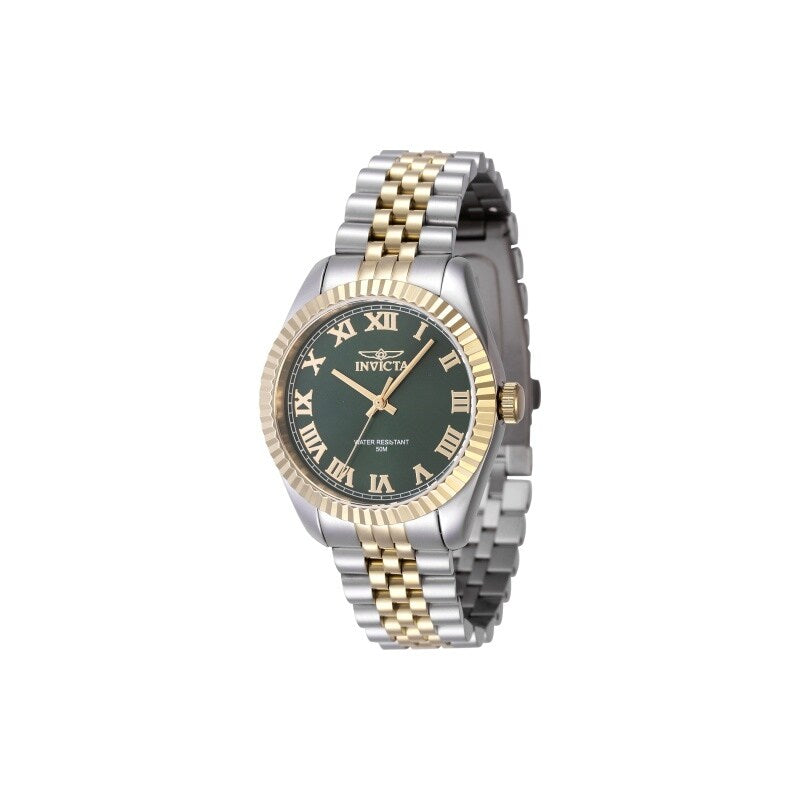 Invicta Womens 47415 Specialty Quartz 3 Hand Green Dial Watch