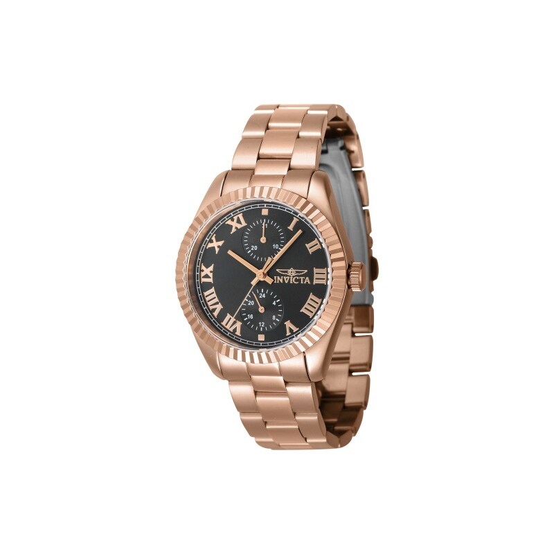 Invicta Womens 47446 Specialty Quartz Multifunction Black Dial Watch