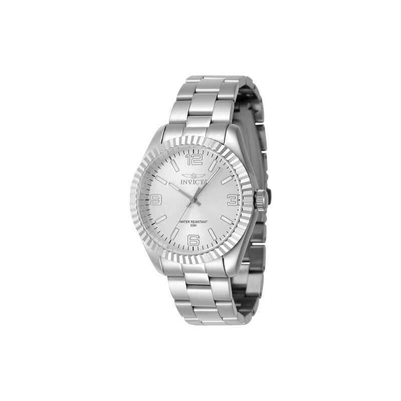 Invicta Womens 47464 Specialty Quartz 3 Hand Silver Dial Watch