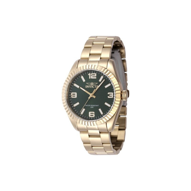 Invicta Womens 47474 Specialty Quartz 3 Hand Green Dial Watch