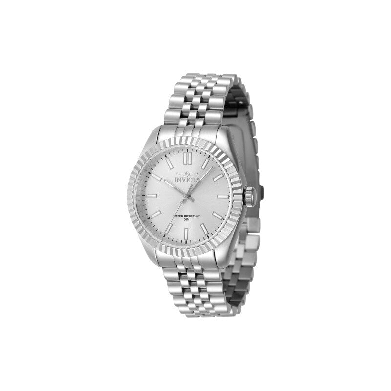 Invicta Womens 47495 Specialty Quartz 3 Hand Silver Dial Watch