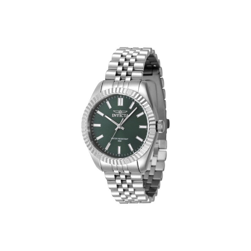 Invicta Womens 47496 Specialty Quartz 3 Hand Green Dial Watch