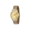 Invicta Womens 48250 Angel Quartz 3 Hand Gold Dial Watch