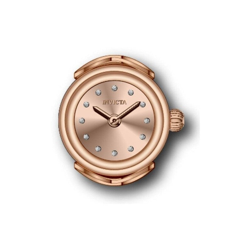 Invicta Womens 48575 Mini Quartz 2 Hand Rose Gold Dia Ringl Watch Rose Gold