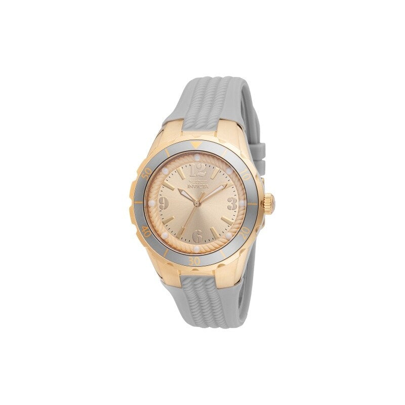 Invicta Womens 48850 Angel Quartz 3 Hand Gold Dial Watch