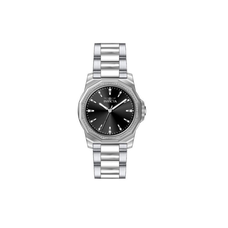 Invicta Womens 49111 Speedway Quartz 3 Hand Black Dial Watch
