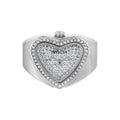 Invicta Womens 49578 Mini Quartz 2 Hand Silver White Dial Watch Silver