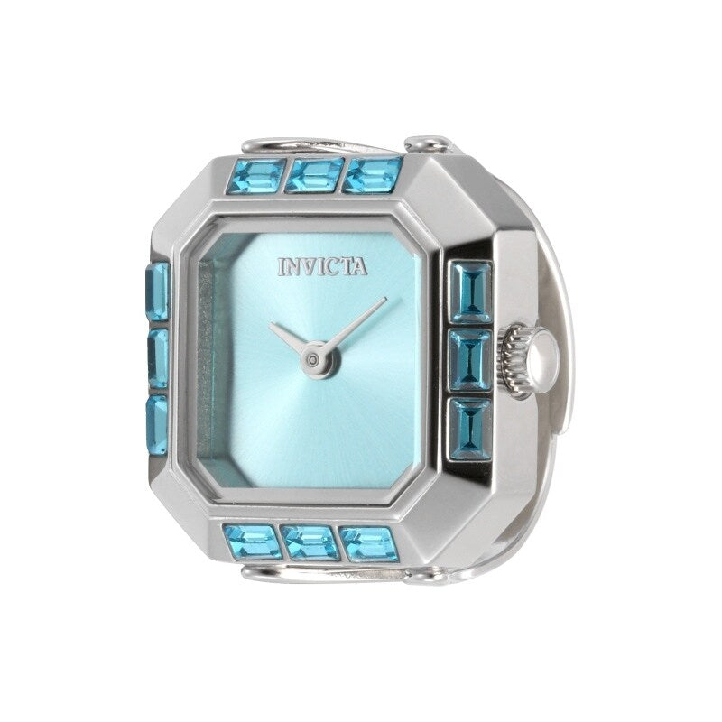 Invicta Womens 49579 Mini Quartz 2 Hand Tiffany Blue Dial Watch Pink