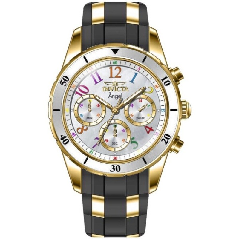 Invicta Womens 49803 Angel Quartz Vd54 White Dial Watch