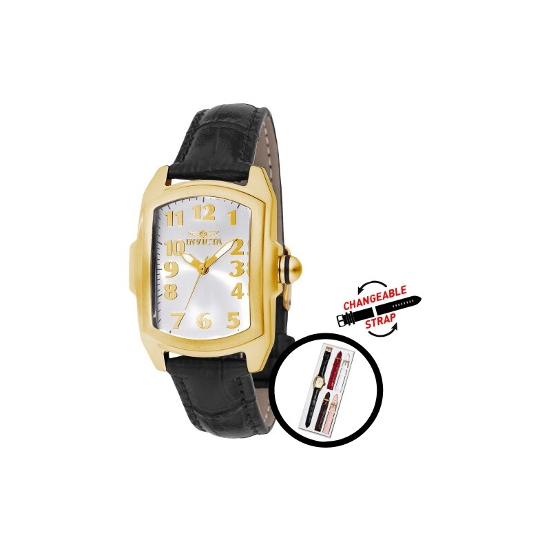 Invicta Womens 49816 Lupah Quartz Pc21J Silver Dial Watch
