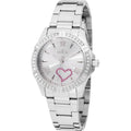 Invicta Womens 49842 Angel Quartz 3 Hand Silver Dial Watch