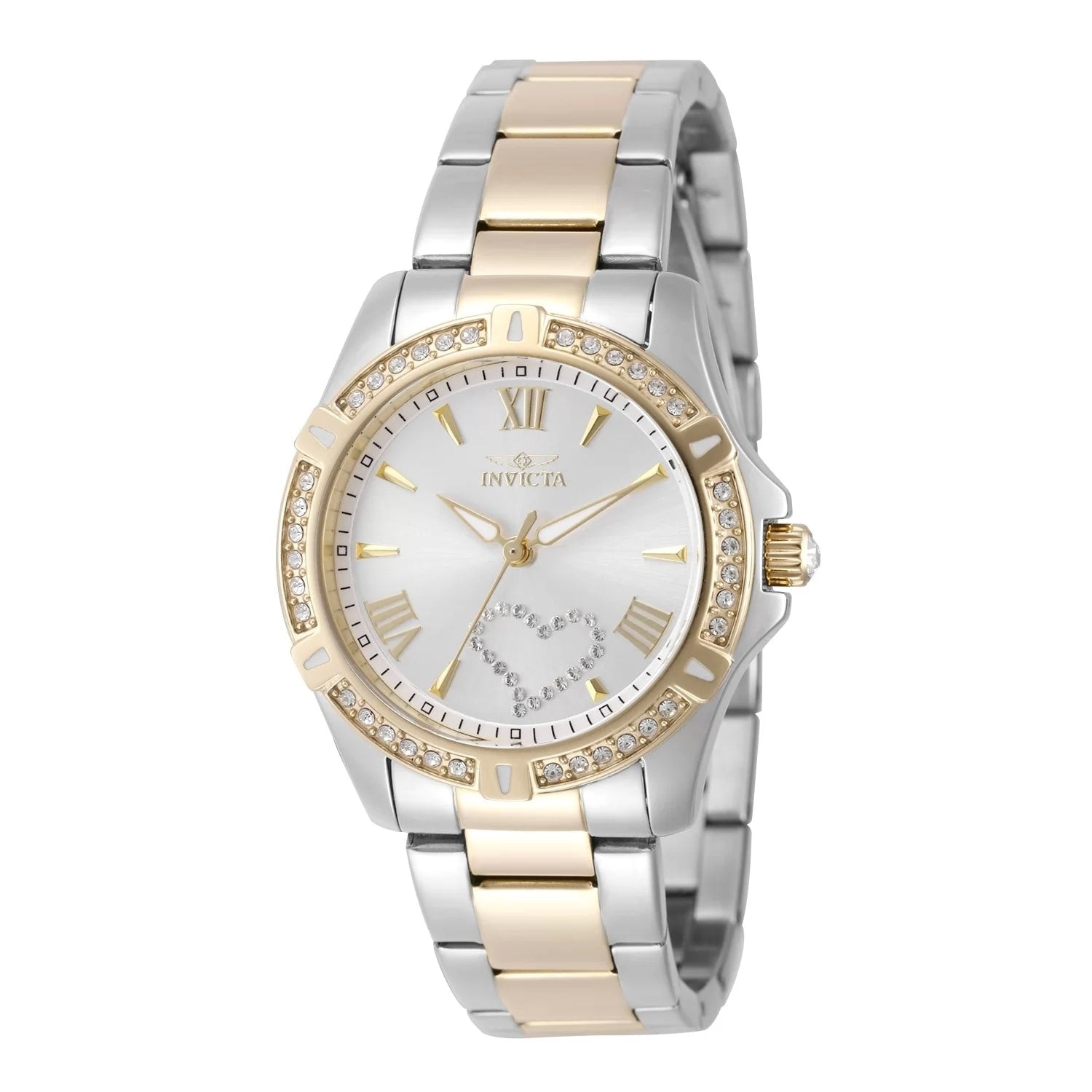 Invicta Womens 49844 Angel Quartz Pc21J Silver Dial Watch