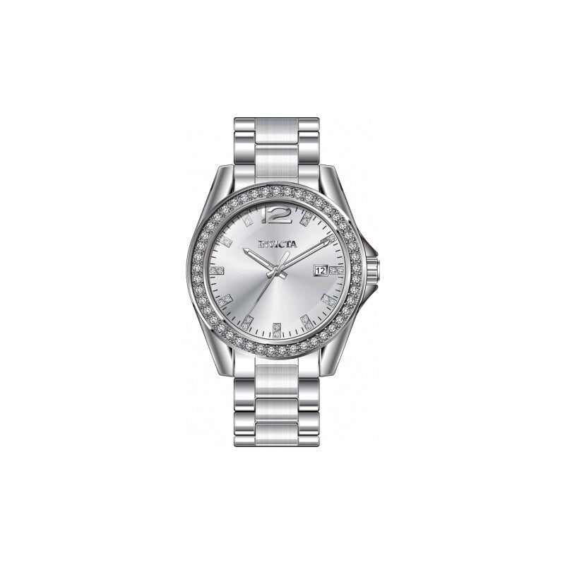 Invicta Womens 49846 Angel Quartz Pc32 Silver Dial Watch