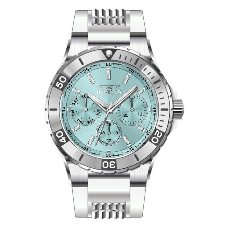 Invicta Womens 49891 Aviator Quartz Vh63 Light Blue Dial Watch Light Blue