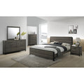 Carbon Loft Lippmann Antique Grey Finish Wood Queen Size Bedroom Set