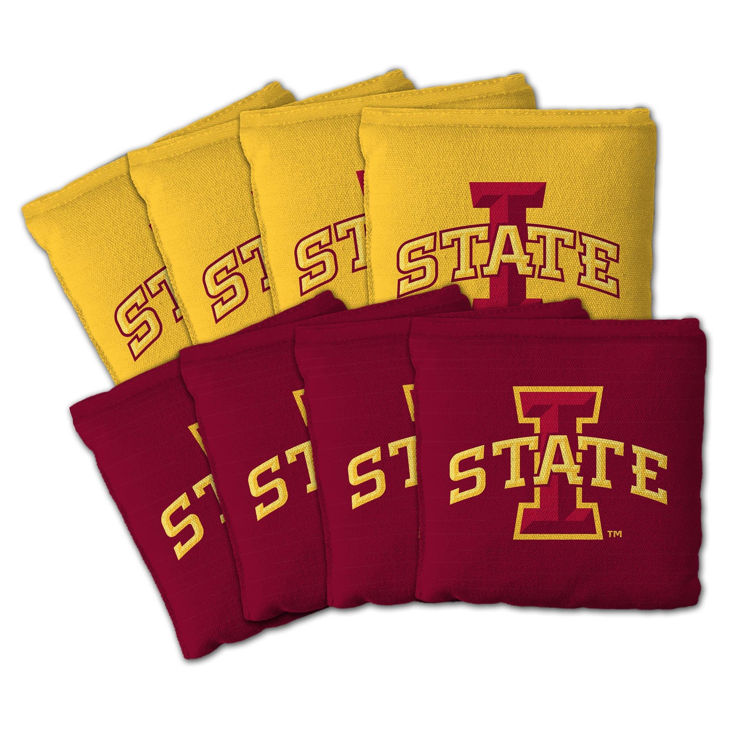 Iowa State Cyclones Ncaa Dual Sided Pro Stop Slide Cornhole Bags