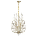 Irina 4 Light Chandelier In Noble Brass
