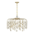 Irina 6 Light Chandelier In Noble Brass