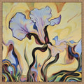 Iris In Mallorca By Elena Avanesova Framed Canvas Wall Art Print