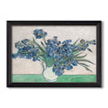 Irises 1890 Vincent Van Gogh Custom Framed Canvas