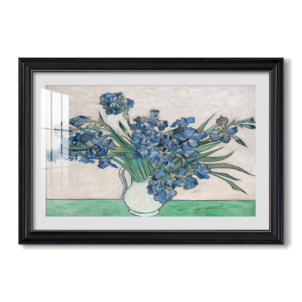 Irises 1890 Vincent Van Gogh Custom Framed Print