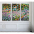 Irises In Garden Claude Monet