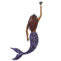 Iron And Glass Mosaic Wall Sculpture Mermaid And Turtle Mexico