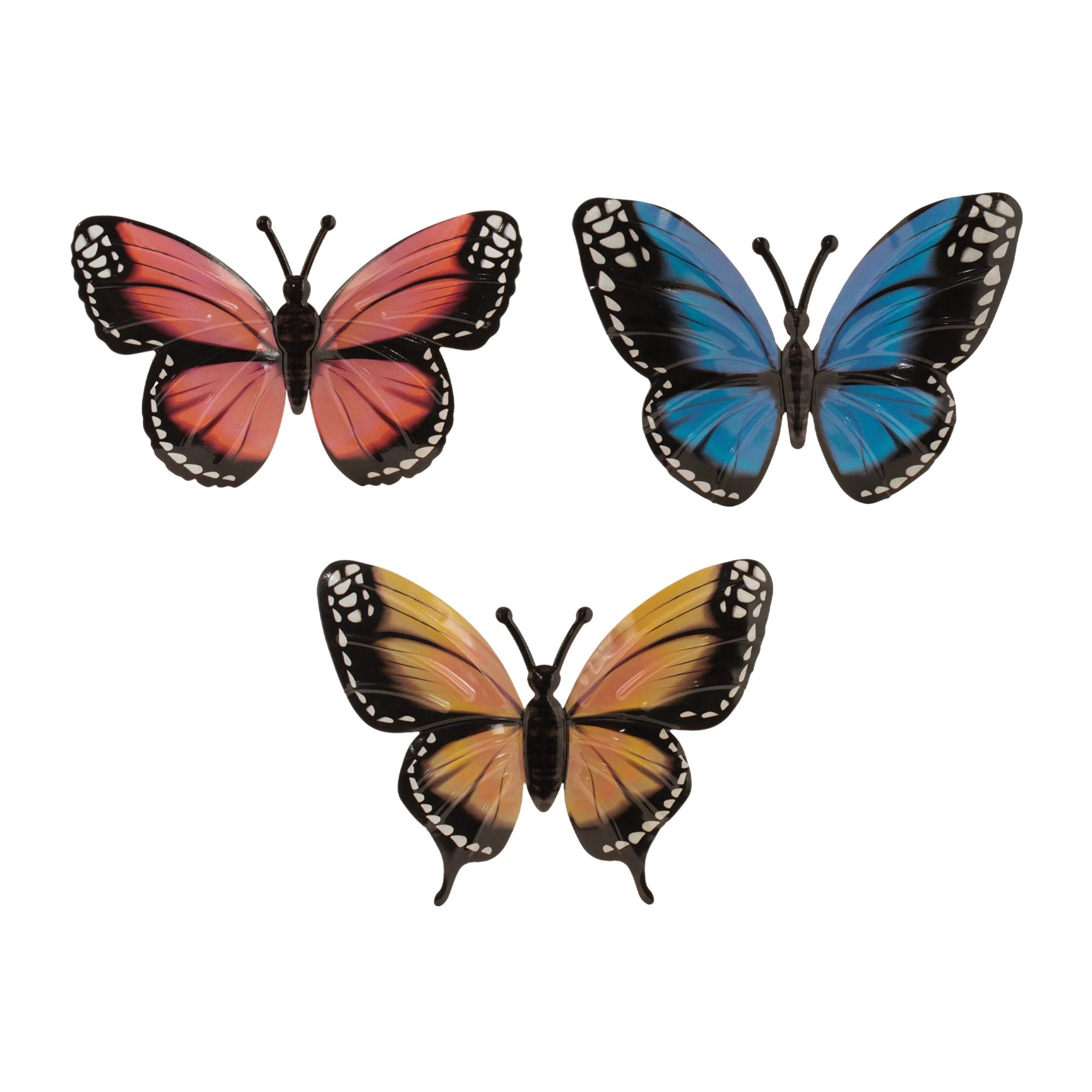 Iron Garden Butterflies Set Of 3