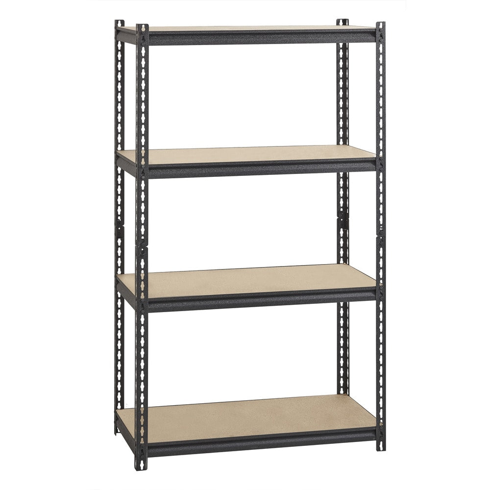 Iron Horse 2300 Lb Riveted Shelving 4 Shelf 60 Hx36 Wx18 D Black