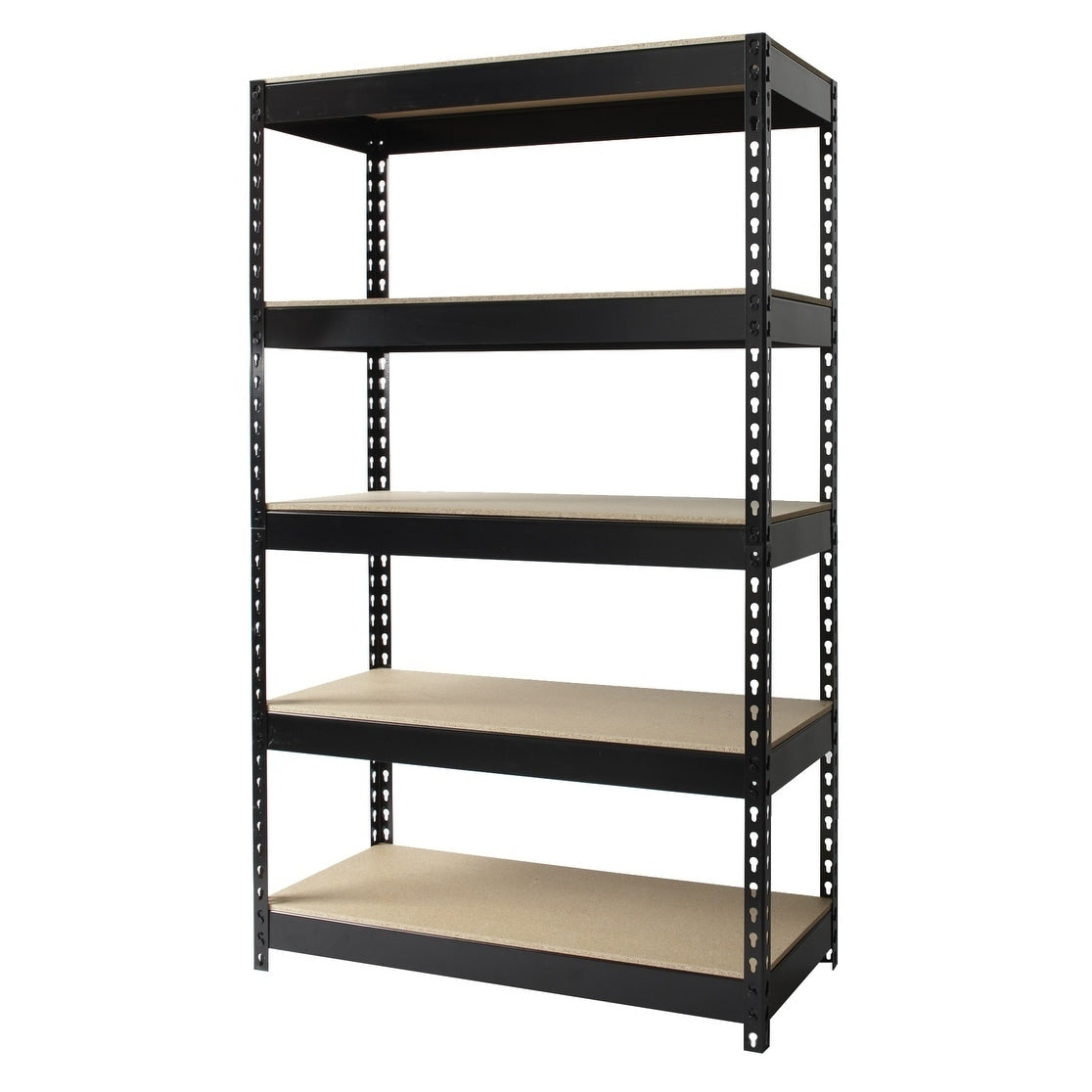 Iron Horse 3800 Lb Riveted Shelving 5 Shelf 60 Hx36 Wx16 D Black