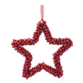 Iron Star Ornament Set Of 6 6.5 H