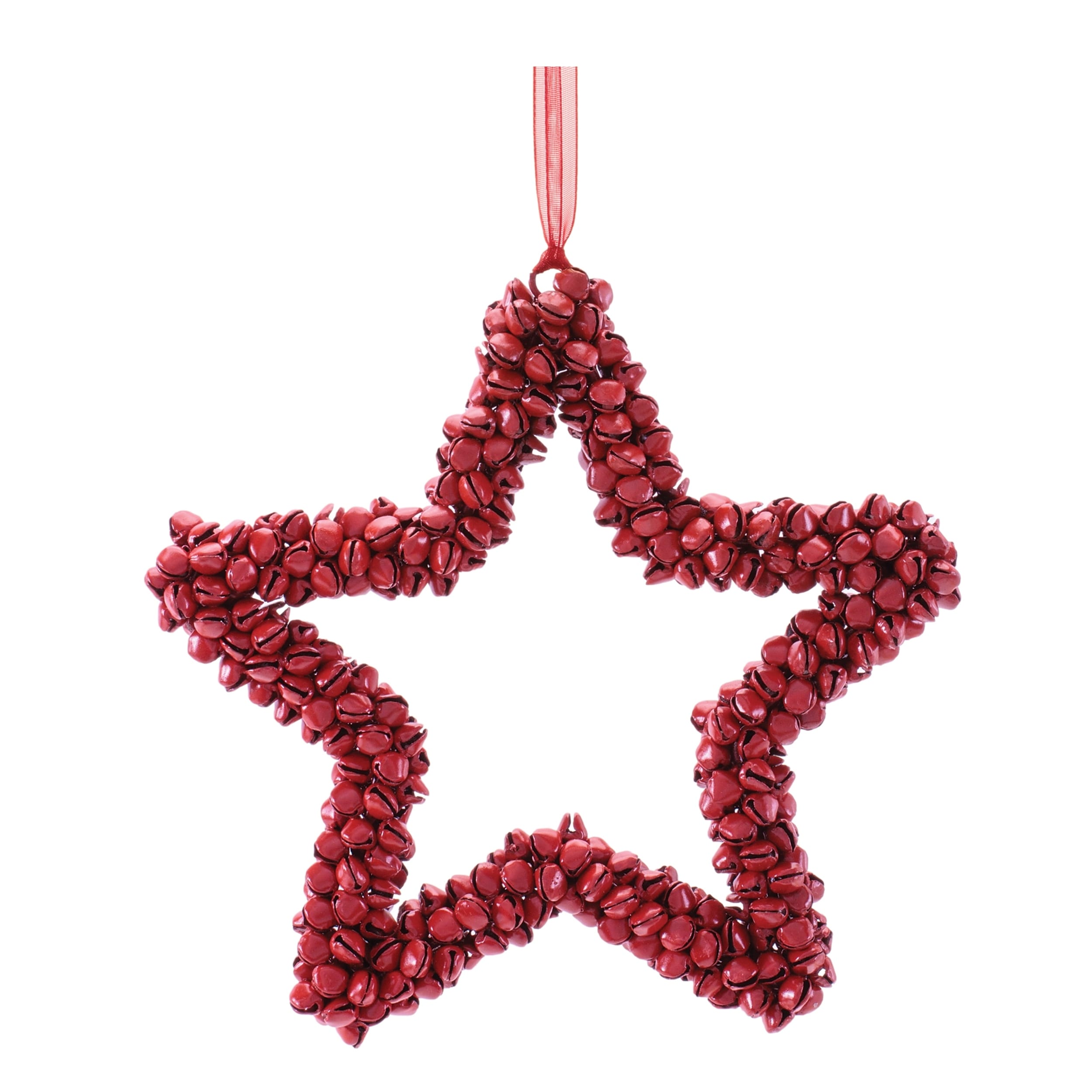 Iron Star Ornament Set Of 6 6.5 H