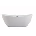 Soaking Bathtub In Glossy White