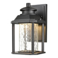 Irvine 10 High 1 Light Outdoor Sconce Matte Black 10 Inch Tall
