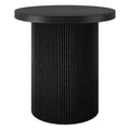 Isa 22 Wide Round Fluted Side Table 22 Wide