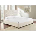 Isabel Button Tufted Upholstered Platform Bed By Greyson Living