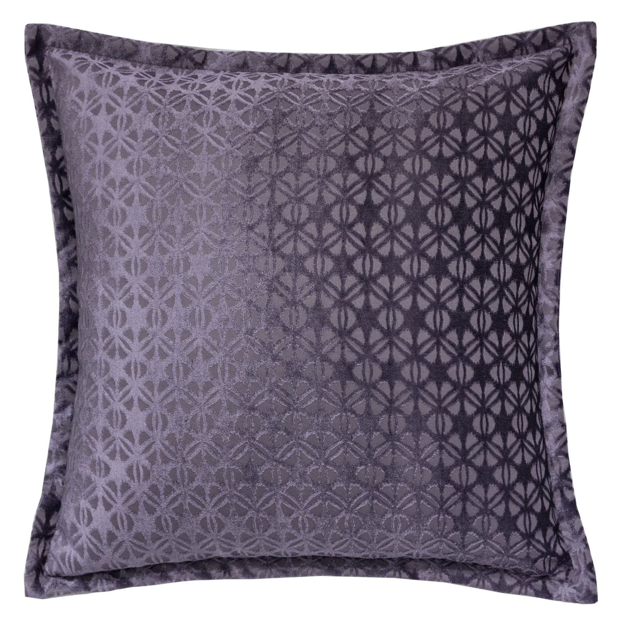 Isabella Jacquard Throw Pillow Violet Faya