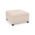 Isabella Contemporary Tufted Fabric Storage Ottoman By Christopher Knight Home