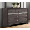 Isabelle Transitional Grey 9 Drawer Dresser By Foa