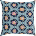 Isaija Medallion Denim Feather Down Or Poly Filled Throw Pillow 20 Inch