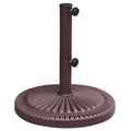 Weather Resistent 66 Pound Bronze Umbrella Base
