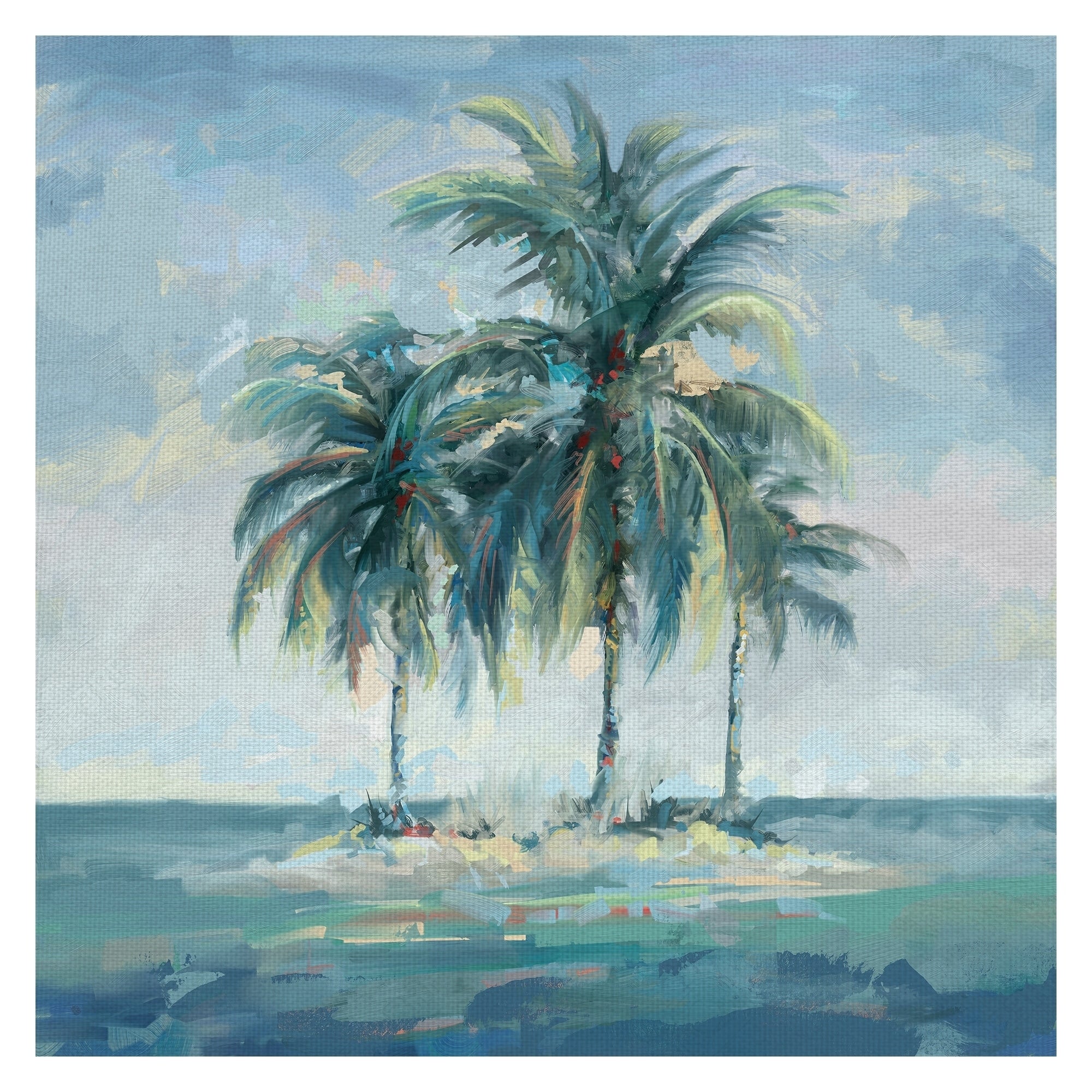 Isle Of Palm Dreams Wrapped Canvas Painting Art Print