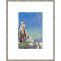 It Came Down As A Shower Of Sparks By Charles Edmund Brock Wood Framed Wall Art Print