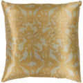 Ivona Traditional Mustard Feather Down Or Poly Filled Throw Pillow 20 Inch